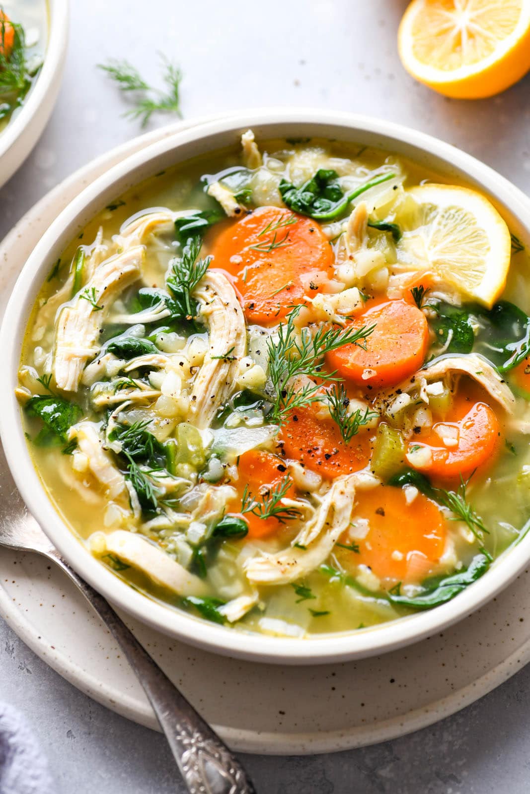 Fresh Herb Soup with Orzo {an anti-inflammatory year-round soup}