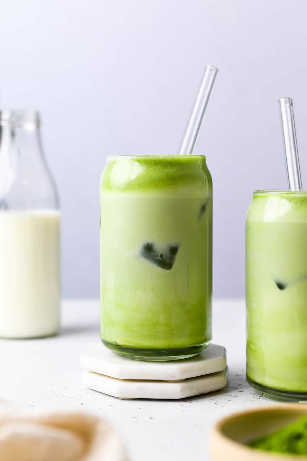 Easy Iced Matcha Latte - Amy's Nutrition Kitchen