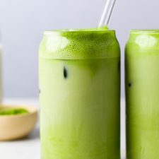 Super Easy Iced Matcha Latte - Eating Bird Food