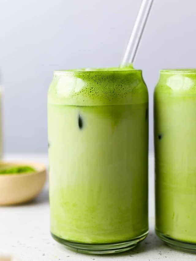 Iced Matcha Latte Recipe Story nyssa's kitchen