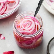 Quick Pickled Red Onions - Without Sugar!