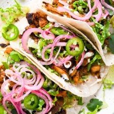 Sheet Pan Shredded Chicken Tacos