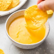 Nut Free Vegan Cheese Sauce - For Nachos, Snacking, & More!