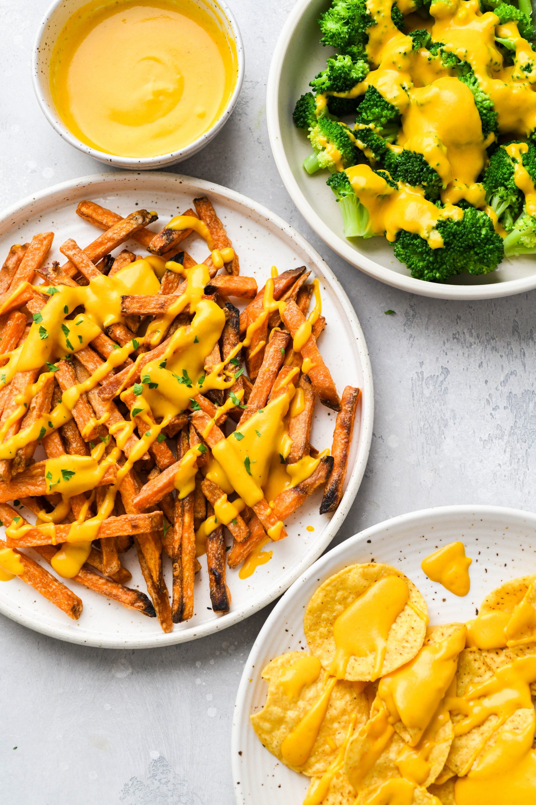 Plant-Based Whole30Cheesy Potato Nachos