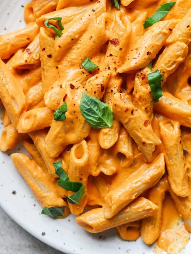 Creamy Vegan Vodka Pasta Sauce Story - nyssa's kitchen