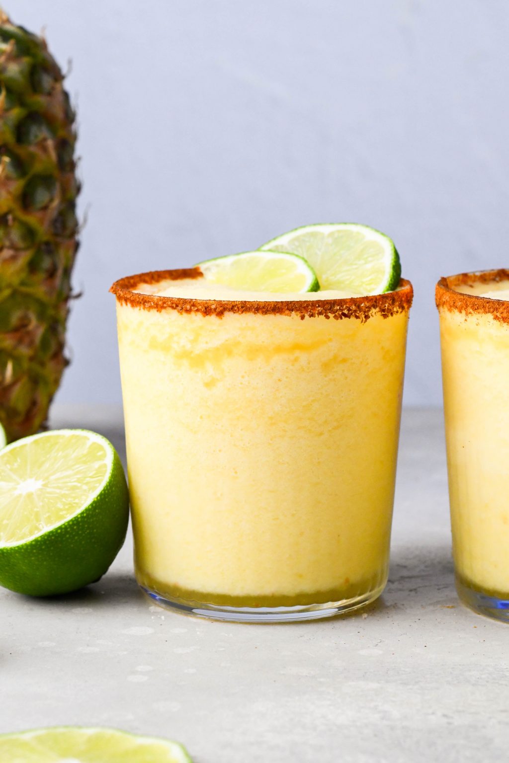 Frozen Pineapple Margaritas Naturally sweetened & made with real