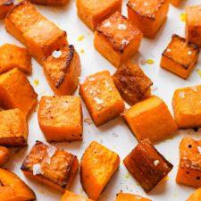 Crispy 5-Ingredient Roasted Sweet Potatoes