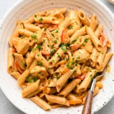 Cashew Cream Cajun Chicken Pasta - Dairy Free!