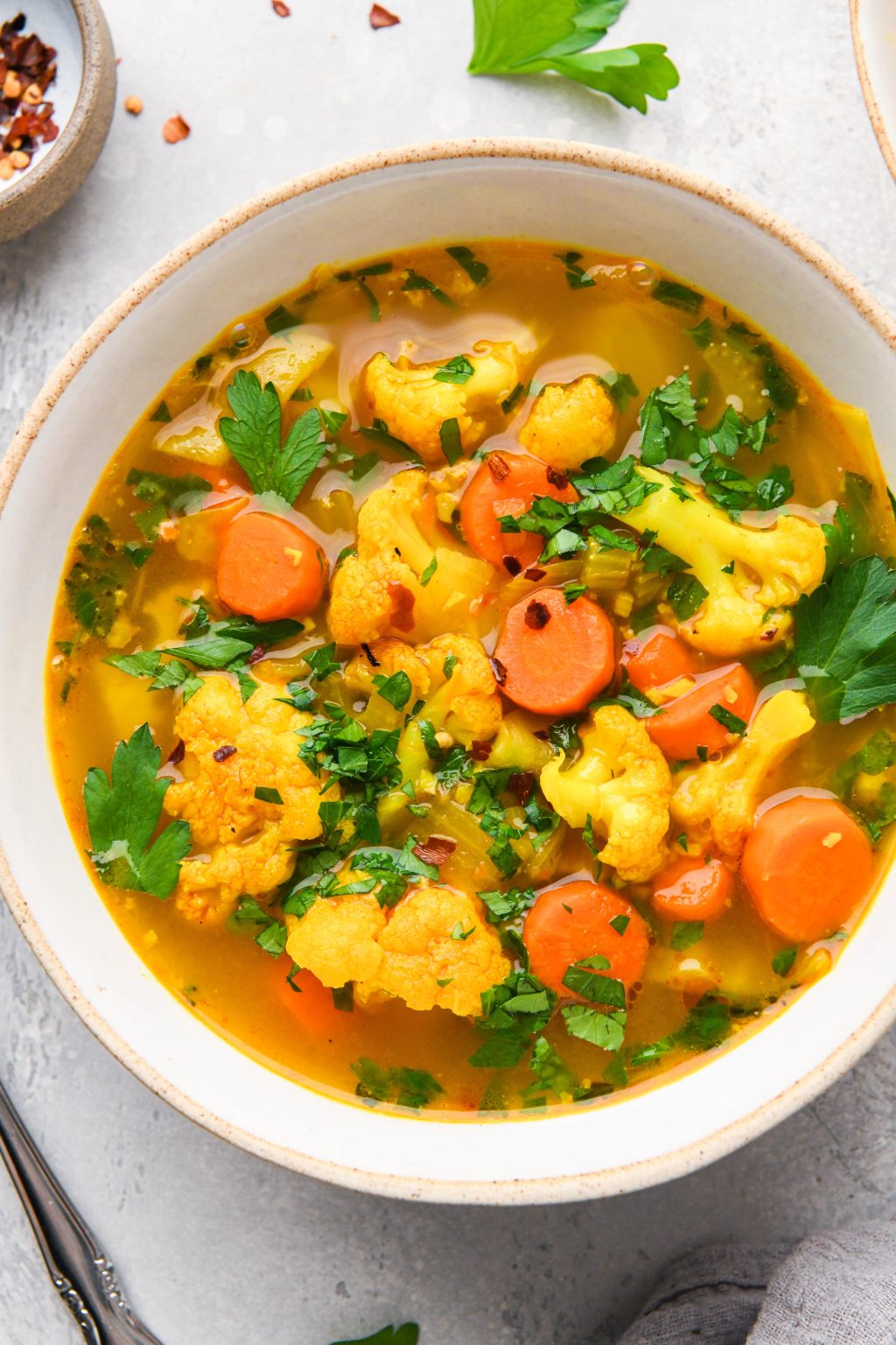 Anti Inflammatory Vegetable Soup With Turmeric - Easy & Healthy!