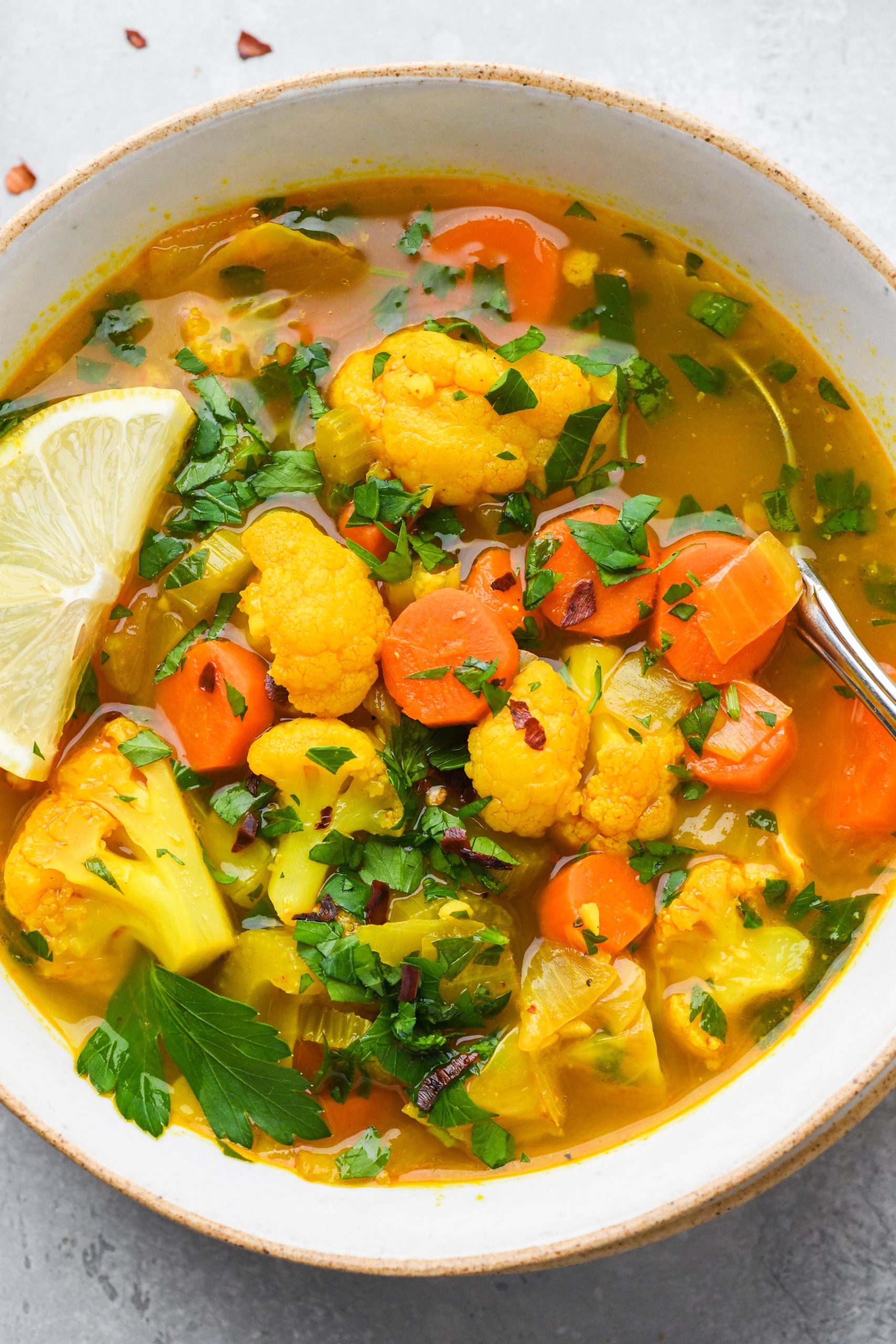 Anti Inflammatory Vegetable Soup with Turmeric Easy & Healthy!