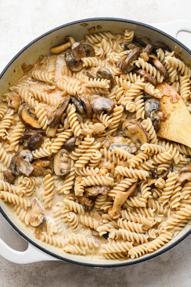 Cashew Cream Mushroom Stroganoff - Gluten Free!