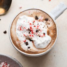 Stove Top Peppermint Hot Chocolate - Dairy Free!
