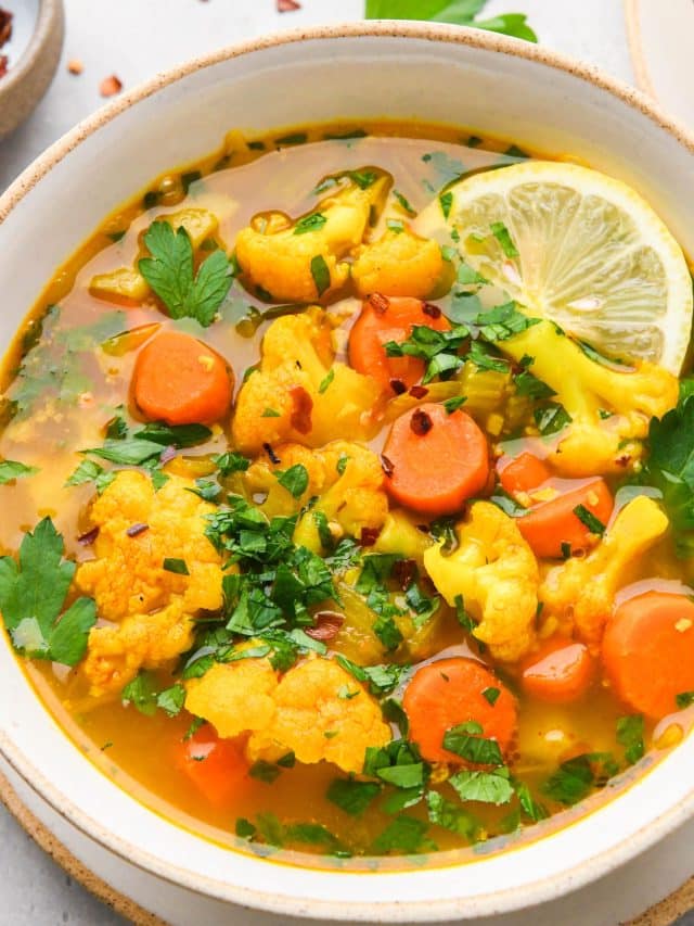 Anti Inflammatory Vegetable Soup With Turmeric Recipe Story nyssa's