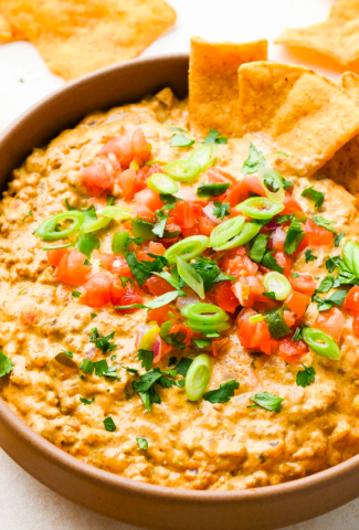 DAIRY FREE QUESO FUNDIDO WITH GROUND BEEF {WHOLE30 + PALEO + GLUTEN FREE + VEGAN OPTION}