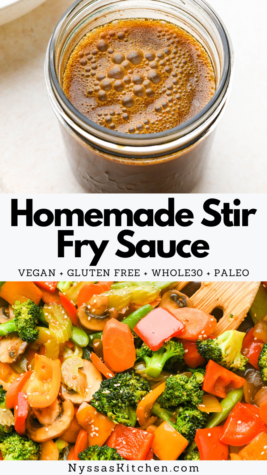 Homemade Stir Fry Sauce - Gluten Free + Whole30 + Vegan