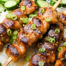 BBQ Sticky Chicken Skewers Recipe (gluten-free, dairy-free)