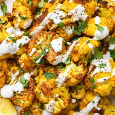 Turmeric Spiced Roasted Cauliflower