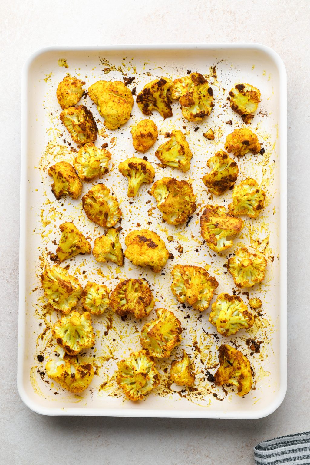 Turmeric Spiced Roasted Cauliflower