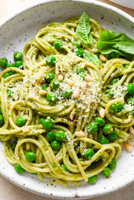 Easy Pesto Pasta {Gluten Free + Vegetarian + Vegan Option}-Cover image