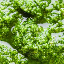 Homemade Basil Pesto (Vegan Option)
