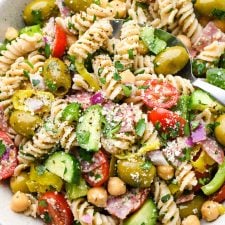 No-Mayo Gluten Free Italian Pasta Salad