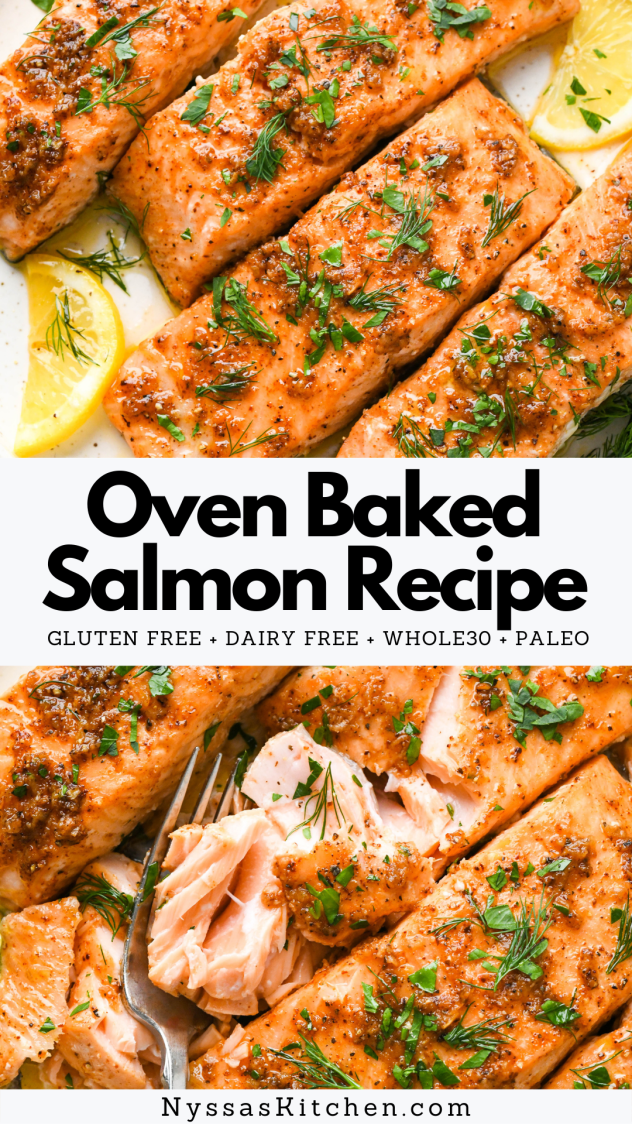 Baked Salmon Recipe - Ready in less than 30 minutes!
