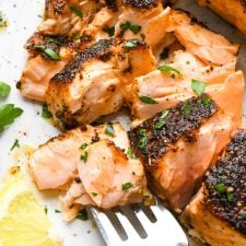 Seared Blackened Salmon for Two