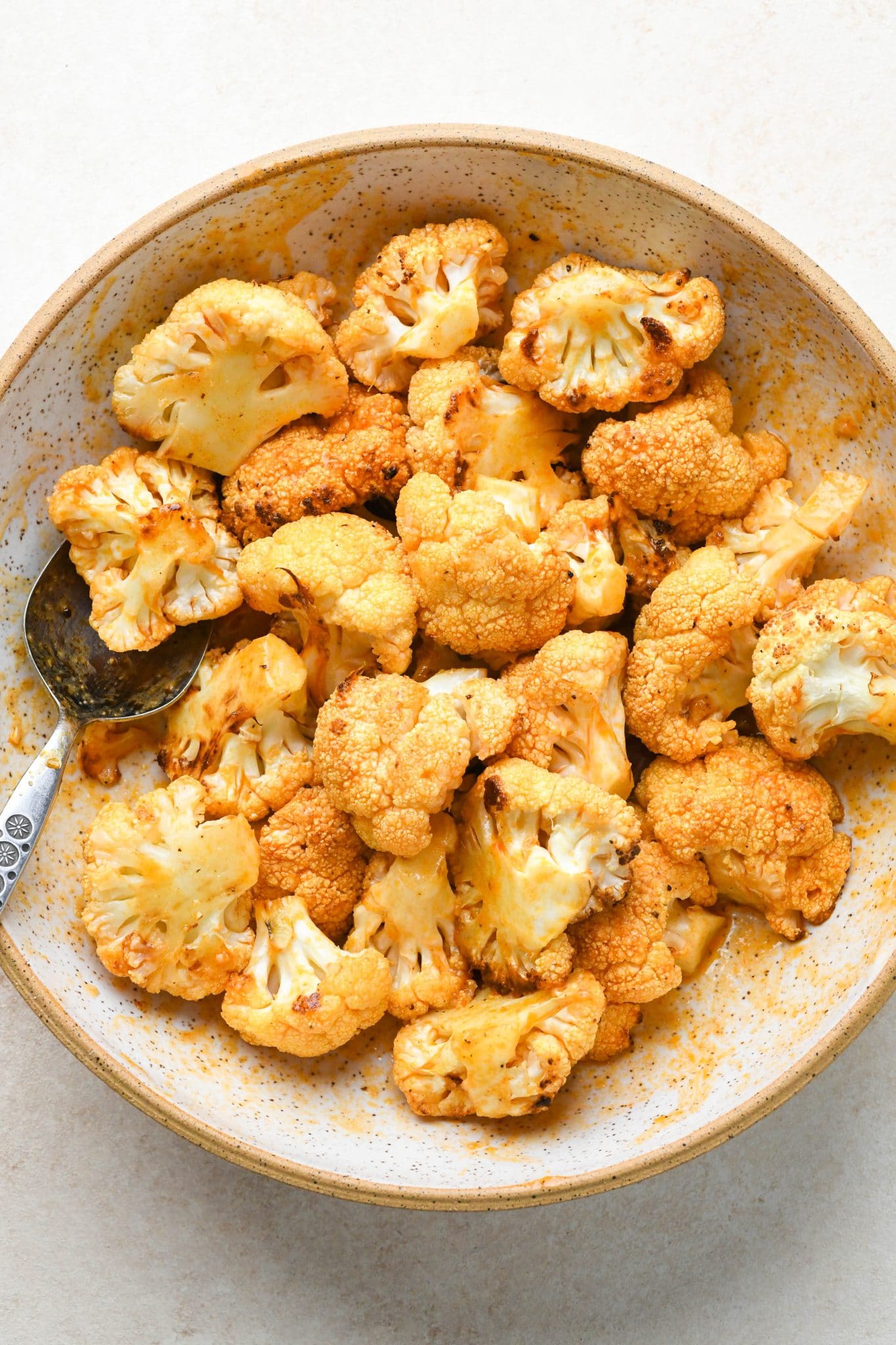 Buffalo Roasted Cauliflower (Dairy Free)