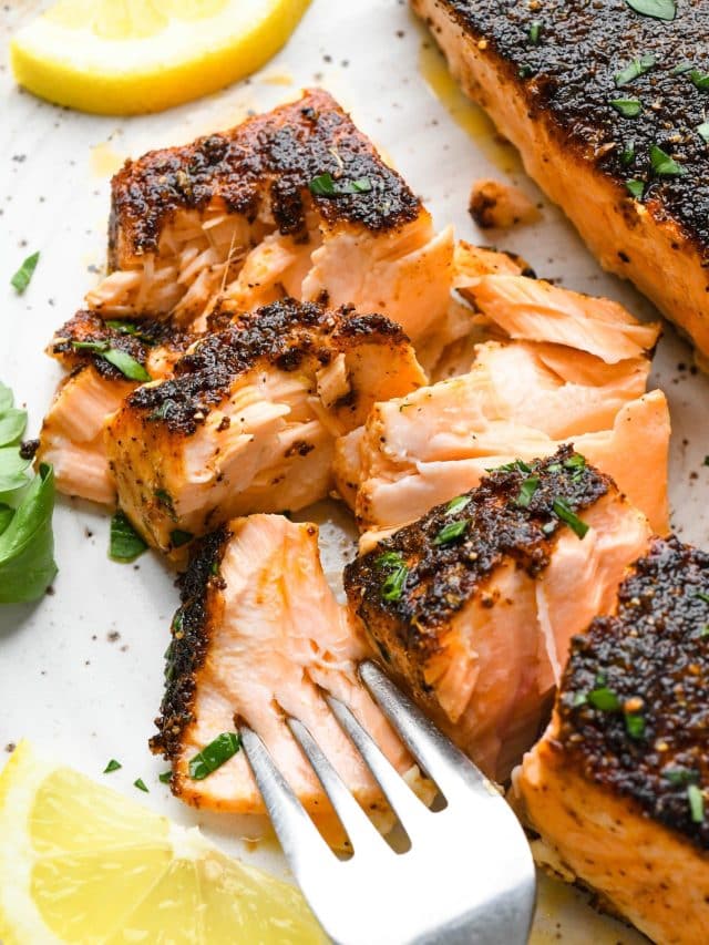 Easy Blackened Salmon Story - nyssa's kitchen