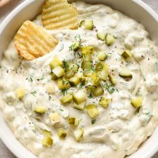 Dairy Free Dill Pickle Dip | Nyssa's Kitchen