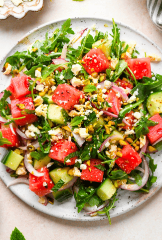 Watermelon Arugula Salad-Cover image