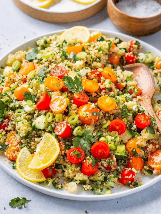 Quinoa Tabbouleh Salad {Gluten Free + Vegan} Story - nyssa's kitchen