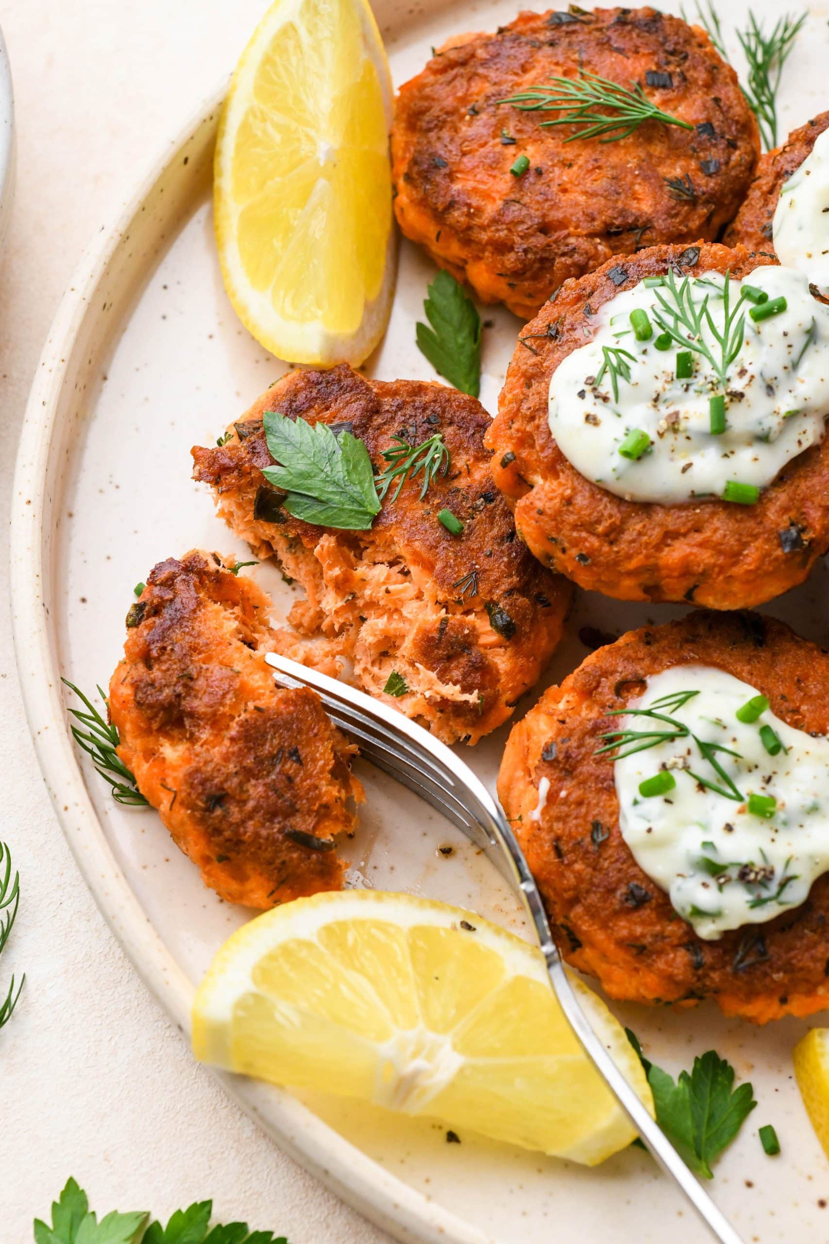 Dairy Free Salmon Cakes Made Without Breadcrumbs