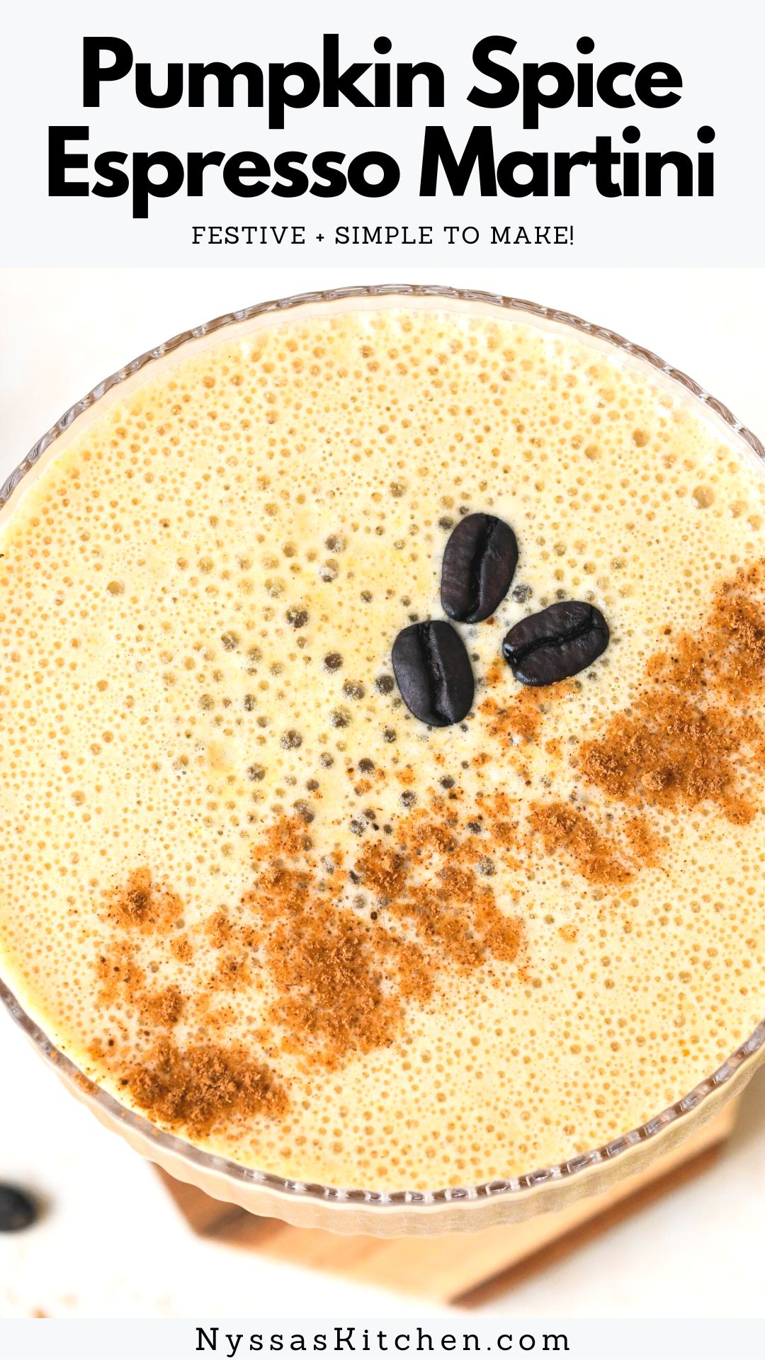 This pumpkin spice espresso martini recipe is a delightful fall inspired twist on a classic cocktail that we all know and love. Made with vodka, coffee liqueur, cold brew or espresso, REAL pumpkin, and pumpkin pie spice. The perfect creamy pumpkin spice cocktail to enjoy all fall long! Easily made dairy free by opting for a dairy free creamer.