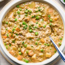 Shepherds Pie Soup {gluten free + dairy free + Whole30 + paleo}-image