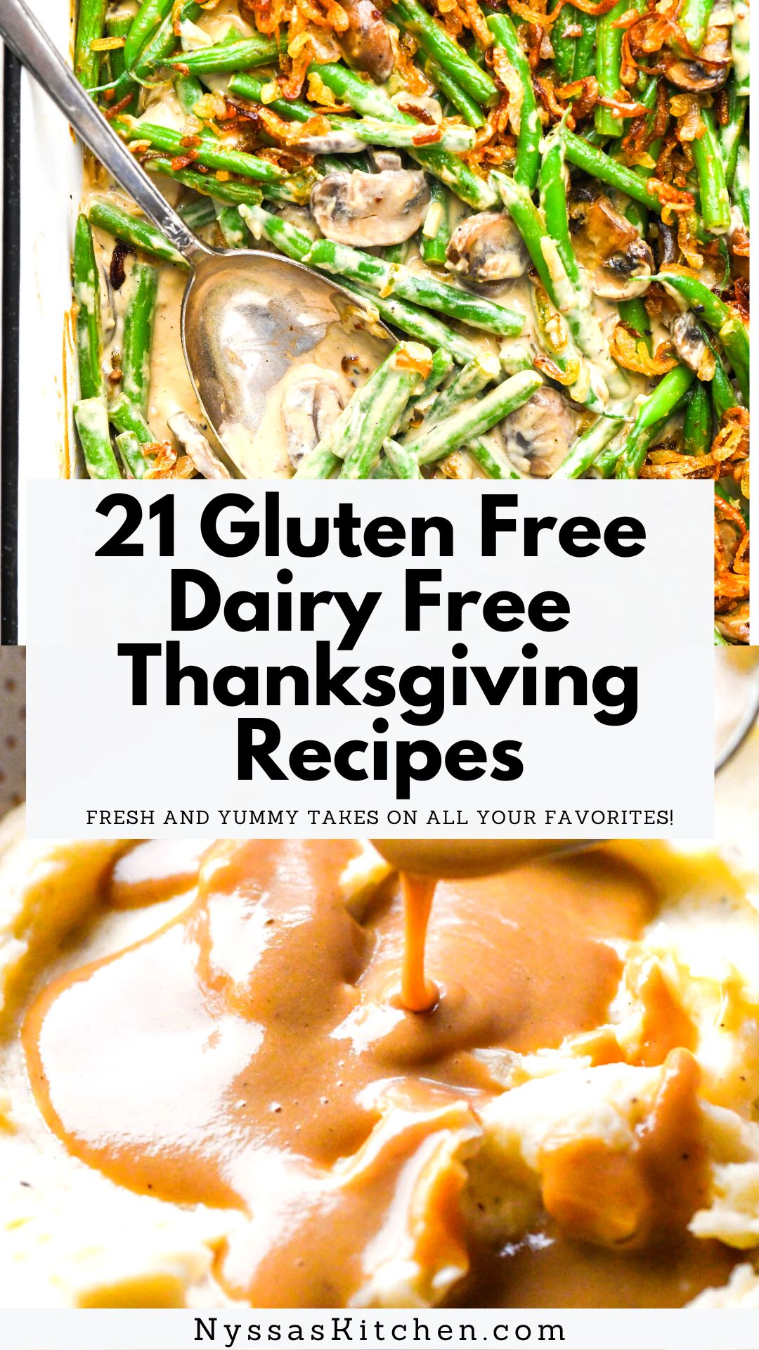 The holidays are here! And so are all the delicious meals and treats that come along with them. Here are 21 of our favorite (mouthwatering!) gluten free AND dairy free Thanksgiving recipes.