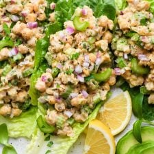 One Bowl Smashed Chickpea Salad (20 minutes!)