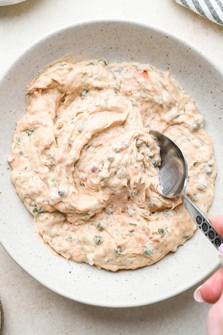 Dairy Free Smoked Salmon Dip - Made with Cashew Cream