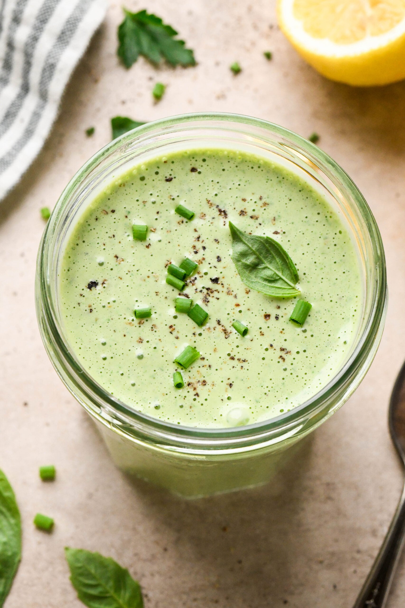 Herby Green Goddess Dressing (Dairy Free!) Herby Green Goddess Dressing (Dairy Free!)