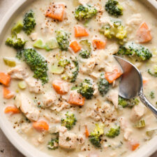 Seriously Good Chicken and Broccoli Soup (Dairy Free)